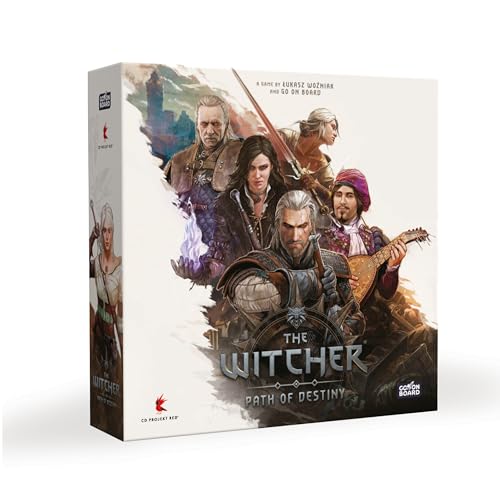 Go On Board | The Witcher Path of Destiny | Deluxe Edition | 1-5 Player Tableau-Building Card Game | Ages 14+ Game in English Go On Board | The Witcher Path of Destiny | Deluxe Edition | 1-5 Player Tableau-Building Card Game | Ages 14+ Game in English von Go On Board