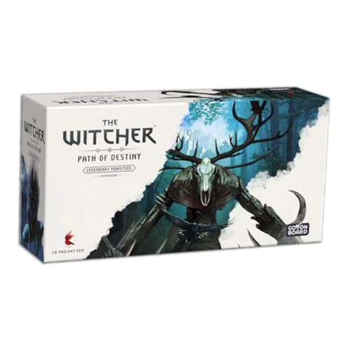 Go On Board | The Witcher Path of Destiny | Legendary Monsters Expansion | 1-5 Player Tableau-Building Card Game | Ages 14+ Game in English von Go On Board