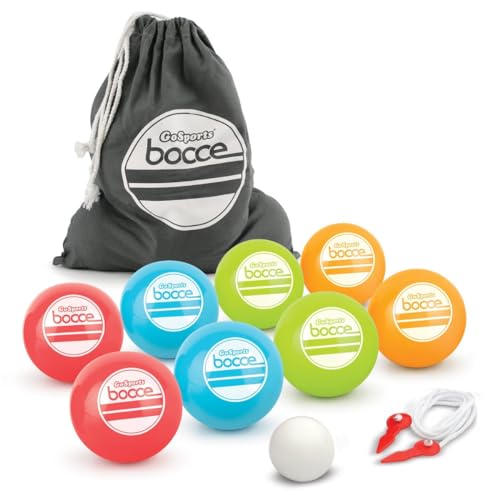 GoSports Unisex-Erwachsene Boccia Bocce Set, Verschiedenfarbig von GoSports