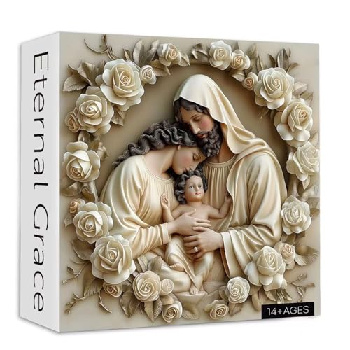 Jesus Bild Weihnachten Ewige Gnade Puzzle Wandbild 1000 Teile Puzzle Wandbild DIY (EIN Set) von GoYookie