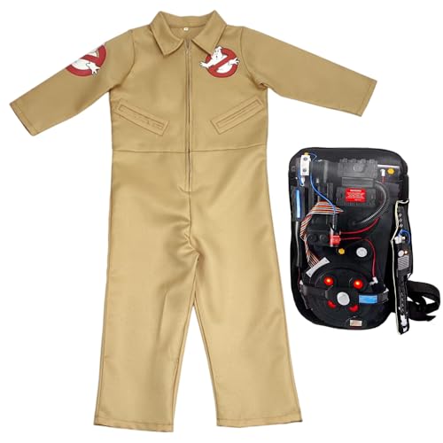 Gobesty Geisterjäger-Kostüm für Kinder, Protonen-Pack und Overall für Geisterjäger-Kostüm für Kinder, Halloween, Karneval und Horror-Party-Kostüme – ideal für Jungen und Mädchen, 122–135 cm Gobesty Geisterjäger-Kostüm für Kinder, Protonen-Pack und Overall für Geisterjäger-Kostüm für Kinder, Halloween, Karneval und Horror-Party-Kostüme – ideal für Jungen und Mädchen, 122–135 cm von Gobesty