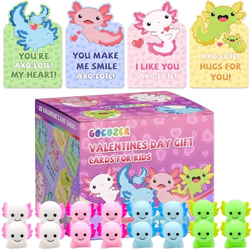 Valentinstagsgeschenk für Kinder Squishy Mochi Axolotl VGFK-15 von Gocozer