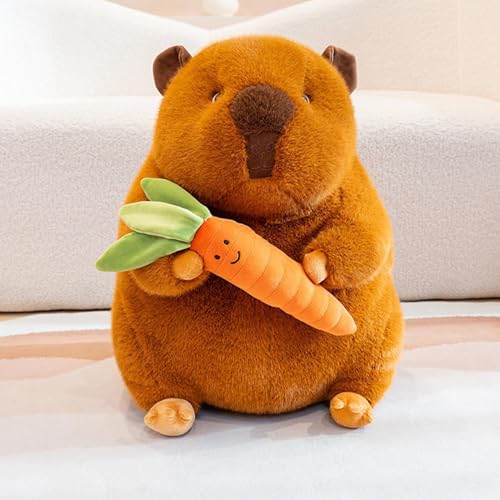 Capybara Plüschtier, 25cm Niedliche Capybara Kuscheltier, Plüschtier Capybara Kuscheltier Stofftier, Capybara Plushies Puppen, Super Weiche Gefüllte Spielzeug Plüsch, Capybara Plüsch Spielzeug von Godpqiui