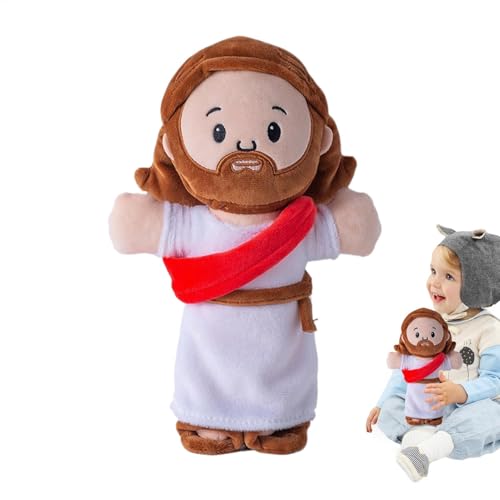 Godpqiui Jesus Plüschfigur, 25cm Jesus Kuscheltiere Jesus Kuscheltier Jesus Plush My Friend Jesus Plush Weich Jesus Puppe Jesus Plüschpuppe Geeignet Für Partyzubehör Ostern von Godpqiui