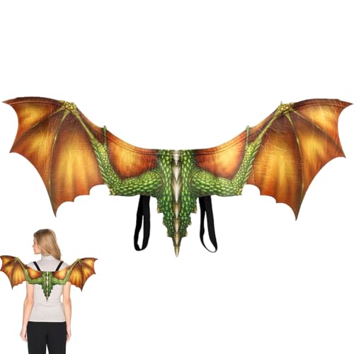 Godpqiui Kinder Kostüm,Flügel Cosplay - Vliesstoff Kinderkostüm Zubehör für Tier Motive Karneval Faschingsparty Godpqiui Kinder Kostüm,Flügel Cosplay - Vliesstoff Kinderkostüm Zubehör für Tier Motive Karneval Faschingsparty von Godpqiui