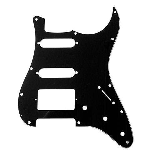 Göldo PG13B ST-Style Pickuard HSS, black, 3-ply Pickguard von Göldo