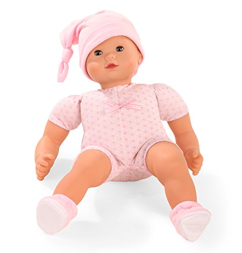 Götz 1527979 Maxy Muffin to Dress Puppe - 42 cm große Babypuppe Blaue Schlafaugen, ohne Haare - 4-teiliges Set - Weichkörper-Puppe ab 18 Monaten von Götz