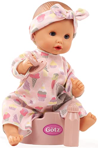 Götz 2353150 Sleepy Aquini Mädchen Popsicle - 33 cm große Badepuppe mit blauen Schlafaugen, ohne Haare in 6-teiligem Set - Babypuppe ab 18 Monaten Götz 2353150 Sleepy Aquini Mädchen Popsicle - 33 cm große Badepuppe mit blauen Schlafaugen, ohne Haare in 6-teiligem Set - Babypuppe ab 18 Monaten von Götz