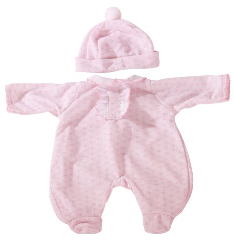 Götz 3402160 Strampler Blümchen - Puppenbekleidung Gr. S - 2-teiliges Bekleidungs- und Zubehörset für Babypuppen von 30 - 33 cm von Götz