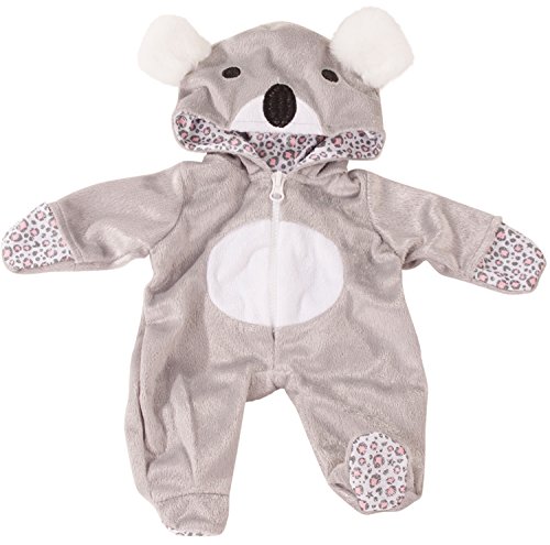 Götz 3402915 Onesie Koala - Einteiliger Puppen-Overall Puppenbekleidung Gr. S - Bekleidungs- und Zubehörset für Babypuppen 30 - 33 cm Götz 3402915 Onesie Koala - Einteiliger Puppen-Overall Puppenbekleidung Gr. S - Bekleidungs- und Zubehörset für Babypuppen 30 - 33 cm von Götz