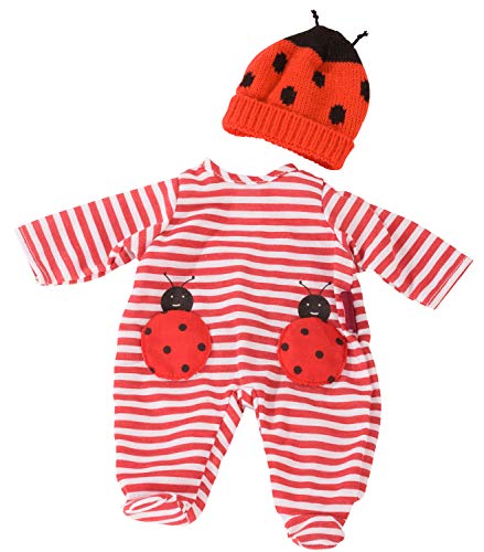 Götz 3403036 Kombi Ladybug - Puppenbekleidung Gr. S - 2-teiliges Bekleidungs- und Zubehörset für Babypuppen von 30 - 33 cm Götz 3403036 Kombi Ladybug - Puppenbekleidung Gr. S - 2-teiliges Bekleidungs- und Zubehörset für Babypuppen von 30 - 33 cm von Götz