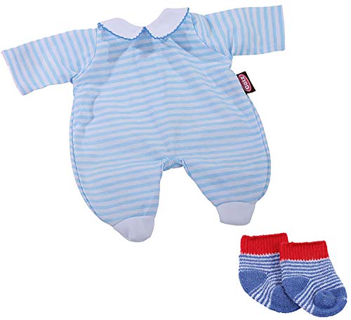 Götz 3403085 Babykombi Pfiffikus - Puppenbekleidung Gr. S - 3-teiliges Bekleidungs- und Zubehörset für Babypuppen von 30-33 cm von Götz