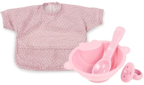 Götz 3403558 Zubehör-Set Yummie Pink - Puppenzubehör Gr. S - 4-teiliges Bekleidungs- und Zubehörset für Babypuppen von 30 - 33 cm von Götz