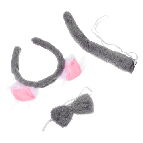 1 Set Set Koala Tier Kopfschmuck Koala Kostüm Zubehör Koala Stirnband Koala Cosplay Prop Pelzohren Koala Kostüm Zubehör Tier Cosplay Dekorative Stirnbänder Koala Ohren Gogogmee von Gogogmee