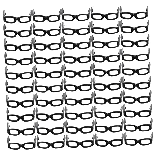 Gogogmee 1 Packung Kopfhörer Spielzeug Bulk-Sonnenbrille Amerikanische Puppenbrille bastel Set für Kinder Craft Set Schwarze Babypuppe Brille Spielzeug Puppen-Kleiderbeschläge von Gogogmee