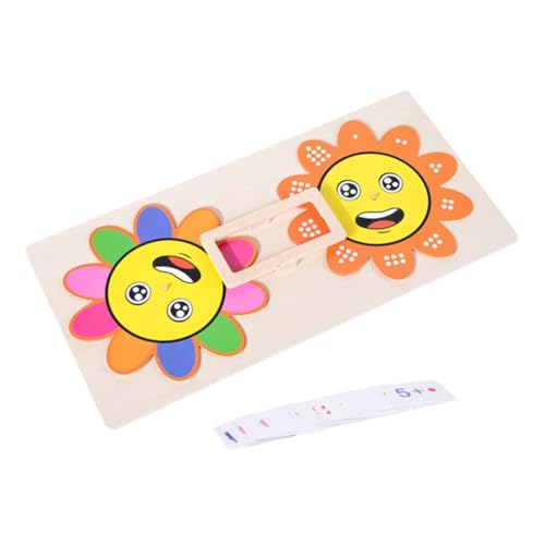 Gogogmee 1 Satz Blumen Passendes Puzzle Zahlenzuordnungsspielzeug Zahlen Passende Rätsel Farberkennungspuzzle Krippenspielzeug Für Kinder Formpassendes Spielzeug Zahlenpuzzle-Spielzeug Holz von Gogogmee