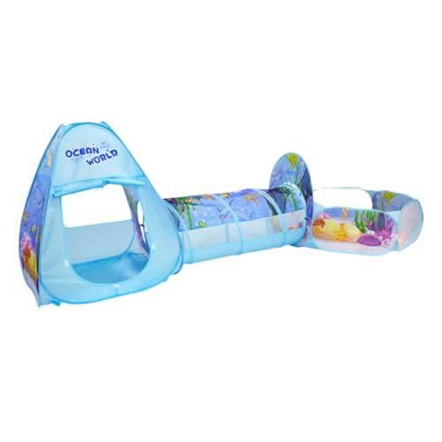 Gogogmee 1 Satz Faltbares Spielzelt Set mit Unterwasserwelt und Krabbeltunnel für Drinnen und Draußen Fördert Kreativität und Vorstellungskraft Gogogmee 1 Satz Faltbares Spielzelt Set mit Unterwasserwelt und Krabbeltunnel für Drinnen und Draußen Fördert Kreativität und Vorstellungskraft von Gogogmee