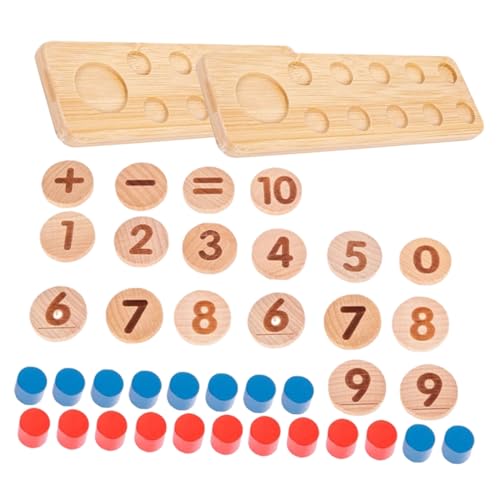 Gogogmee 1 Satz Gegenspielzeug Kleinkind-Puzzle Mathematik-lernhilfen Für Kinder Spielzeuge Bären Zählen Kleinkind Rätsel Kinderspielzeug Homeschool-zubehör Kleinkindspielzeug Hölzern von Gogogmee