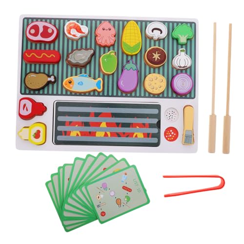 Gogogmee Holzgrillspielzeug Satz für Kinder Interaktives Grillspielzeug Realistisches Küchenspielzeug für Rollenspiele Kreatives Spielzeug für Kleinkinder für Grillfans Gogogmee Holzgrillspielzeug Satz für Kinder Interaktives Grillspielzeug Realistisches Küchenspielzeug für Rollenspiele Kreatives Spielzeug für Kleinkinder für Grillfans von Gogogmee