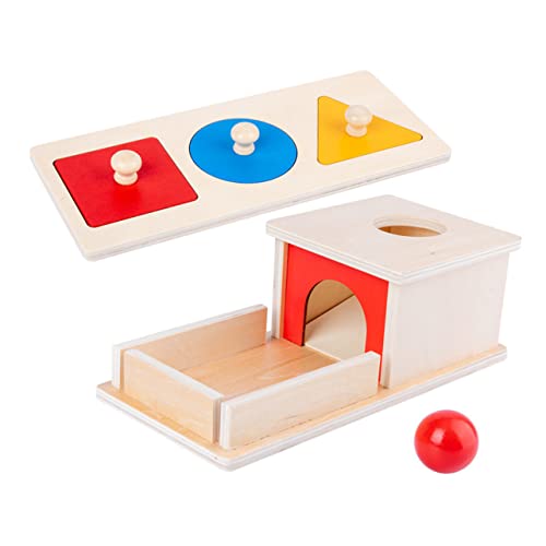 Gogogmee 1 Satz Holzspielzeug Form Passender Block Kleinkind-Puzzle Kognitives Spielzeug Für Babys Motorikspielzeug Für Kinder Lernspielzeug Für Kinder Kinderspielzeug Babyspielzeug Hölzern von Gogogmee