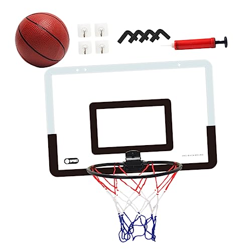 Gogogmee 1 Satz Indoor-basketballkorb Mini-basketballspielzeug Basketball Im Schwimmbad Minispielzeug Für Kinder Mini-basketballball Mini-basketballkorb Für Die Wand Kinderzubehör PVC von Gogogmee