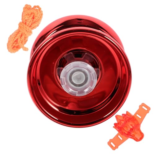 Gogogmee 1 Satz Jo-Jo catchring plastikenten Yoyo für Kinder spilzeug Metall-Yoyo Outdoor-Spielset Spielzeug Yoyo-Bälle für Anfänger Fingerball kleine Jojos Yo-Yos für Anfänger Eisen rot von Gogogmee