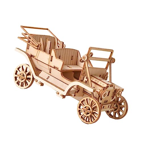 Gogogmee 1 Satz Kinderpuzzles Aus Holz Mechanische Rätsel 3D-Puzzle Für Jugendliche 3D-Zug-Puzzle Autopuzzles Für Erwachsene Spielzeug Mikrorätsel Holzpuzzles Für Kinder Hölzern von Gogogmee