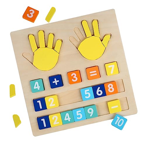 Gogogmee 1 Satz Mathematisches Kognitionsspielzeug Mathe-Spielzeug Zahl Mathe Spielzeug Mathe-zählspielzeug Mathe Lernspielzeug Spielzeug Zum Erkennen Von Zahlen Mathe-lernspielzeug Hölzern von Gogogmee