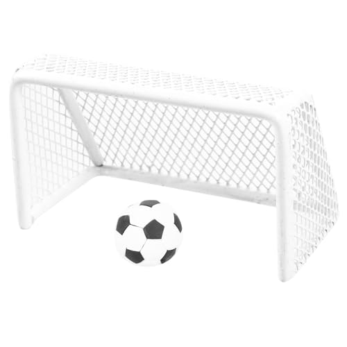 Gogogmee 1 Satz Miniatur Fußballtor Set für Puppenhaus mit Mini Fußball und aus Stabilem für Kreative Dekorationen im Kinderzimmer für Mikro Landschaften Gogogmee 1 Satz Miniatur Fußballtor Set für Puppenhaus mit Mini Fußball und aus Stabilem für Kreative Dekorationen im Kinderzimmer für Mikro Landschaften von Gogogmee