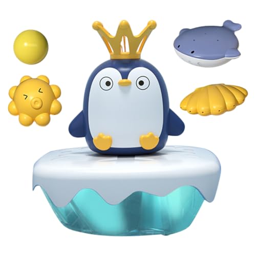 Gogogmee 1 Satz Pinguin-Spielzeug mit Wasserspray Schaumbad Spielzeug Babybad Pinguin Spielzeug interaktives Spielzeug Kinder-Pool Kid Pool Badespielzeug für Kleinkinder Kinderspielzeug Abs von Gogogmee