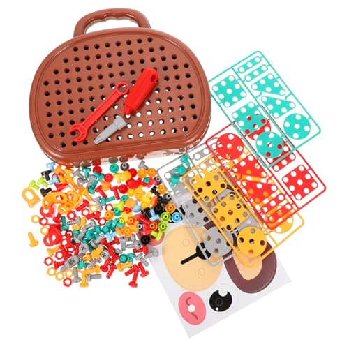 Gogogmee 1 Satz Werkzeugkasten für Kinder Puzzle-Spielzeug Kinderpuzzle Gehirnspielzeug kinderspielzeug Werkzeug frühkindliche aufklärung Spielzeuge Kinder versorgen Lernspielzeug Abs von Gogogmee