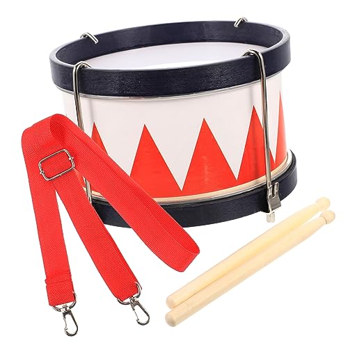 Gogogmee 1 Satz kleine Trommel Kinder lehrreich Instrument Musikspielzeug für Babys Musical kinderschlagzeug kindertrommel Musikalisches Spielzeug Snare-Drum-Trommelstöcke Metall rot von Gogogmee