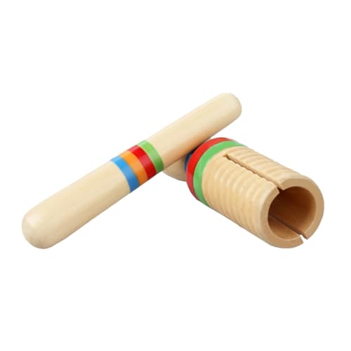 Gogogmee 1 Satz pädagogisches musikalisches Spielzeug kinderinstrumente Kinder musikinstrumente Einsteiger-Schlaginstrument Musikspielzeug für Kinder Schallschlauch Musikinstrument aus Holz von Gogogmee