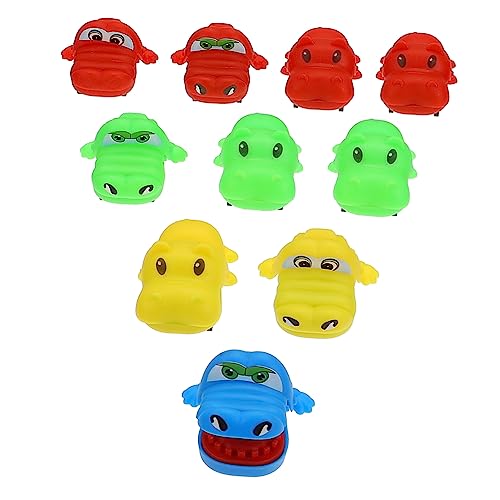 Gogogmee 1 Set 10 Stück Cartoon Alligator Spielzeug Kinder Pull-Back Auto Spielzeug von Gogogmee