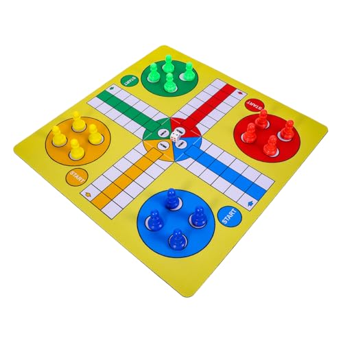 Gogogmee 1 Set Ludo Schachspiel Logik Denkspielzeug Mini Tischschachspielzeug Fliegendes Schachspielzeug Fliegende Schachmatte Interaktives Schachspielzeug Partyschachspielzeug von Gogogmee