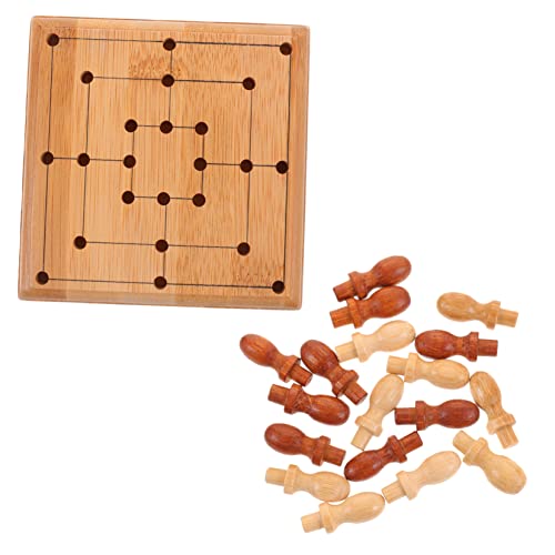 Gogogmee 1 Set Mini Schach Kleiner Tisch Schachspielzeug Schachspielbrett Interessantes Schachspielzeug Pädagogisches Tischschachbrett Bildungsspielzeug Desktop Schachspielzeug von Gogogmee