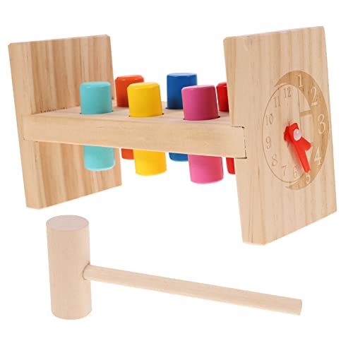 Gogogmee 1 Set Percussion Tisch Spielzeug Hämmer Hocker Hocker Für Passendes Spielzeug Spielzeug Für 1 Jahr Alte Lernspielzeuge Hammerspielzeug Frühpädagogisches Spielzeug Holzspielzeug von Gogogmee