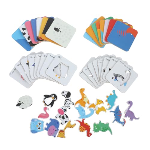 Gogogmee 1 Set Puzzle Für Kleinkinder Papierpuzzles Puzzle Spielzeug Tierpuzzles Für Kleinkinder Lernspielzeug Tiere Puzzle Passendes Tierpuzzle Lernpuzzles Für Kleinkinder von Gogogmee