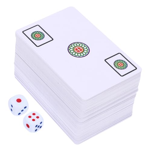 Gogogmee 1 Set Reise Mahjong Fliesen Interessantes Mahjong Karten Set Mahjong Karten Spiel Mahjong Karte Für Heimspiel Versorgung Spiel Mahjong Karte Party Mahjong Karten Set PVC von Gogogmee