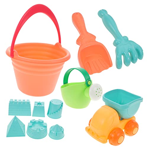 Gogogmee 1 Set Sommer Strandspielzeug Für Babys Eimer Mit Schaufeln Badespielzeug Und Sandspielzeug Ideal Für Den Strand Inklusive Tragetasche Für Einfache Handhabung Und von Gogogmee