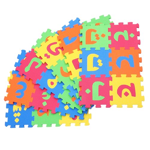 Gogogmee 1 Set Spielmatte Aus Eva Schaumstoff Bunte Puzzlematte Für Kleinkinder Mit Arabischen Buchstaben Alphabetische Spielmatte Bodenkissen Für Babys Und Kleinkinder von Gogogmee