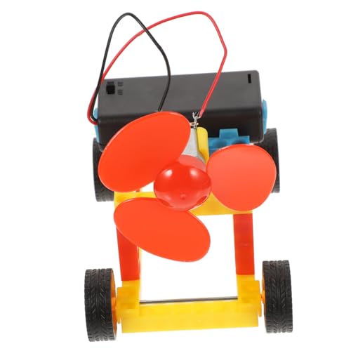 Gogogmee 1 Set Stem Science Learning Kit DIY Wind Power Auto Modell Montieren Spielzeug Für Kinder von Gogogmee