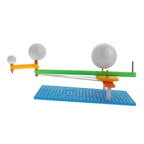 Gogogmee 1 Set Wissenschaftsexperiment Lehrplanetarium Modellbausatz Planetenspielzeug Lernspielzeug Für Kinder Sonnenstielspielzeug Sonne Erde Mondmodell Kinder Astronomisches Spielzeug von Gogogmee