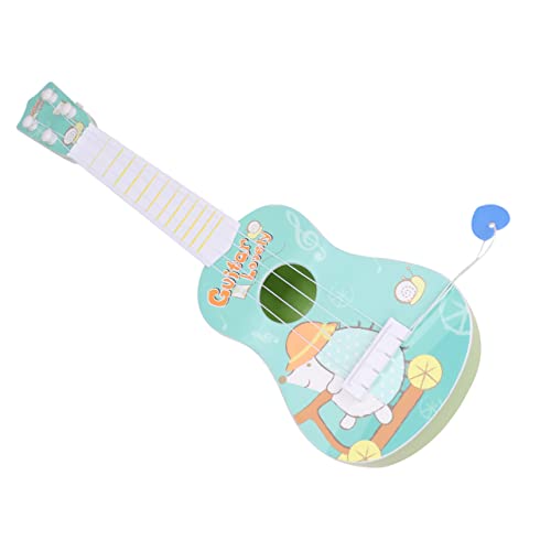 Gogogmee 1 Stück 4 Saiten Mini-Gitarre Kinderspielzeuggitarre elektronische Spielzeuggitarre Kinder Gitarre Spielzeug Saiten Gitarre Spielzeug Akustikgitarre mit Igelmuster Blue von Gogogmee