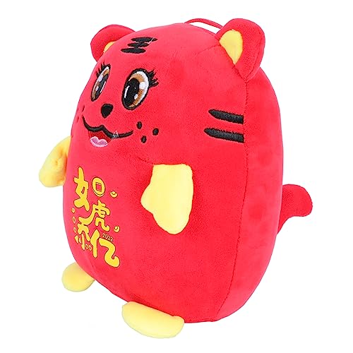 Gogogmee 1 Stück Plüsch Tiger Spielzeug Bedeutsames Jahr des Tiger Maskottchen Puppe Home Decoration von Gogogmee