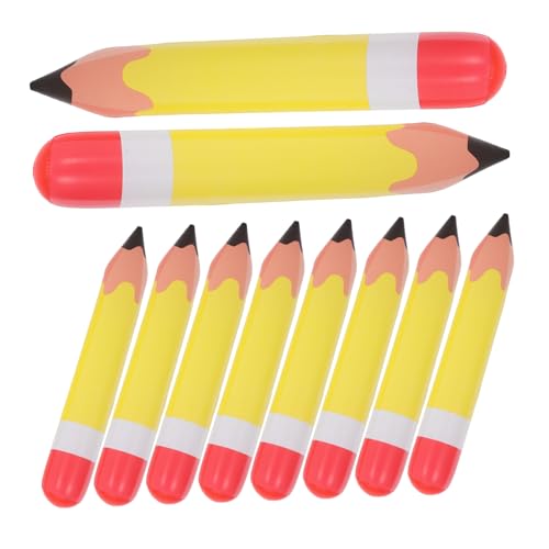Gogogmee 10 Stück Aufblasbare PVC Bleistift Ballons Gelb Leichte Partydekoration Kindergeburtstag Foto Requisiten und Lustige Aufblasbare Partyaccessoires Gogogmee 10 Stück Aufblasbare PVC Bleistift Ballons Gelb Leichte Partydekoration Kindergeburtstag Foto Requisiten und Lustige Aufblasbare Partyaccessoires von Gogogmee