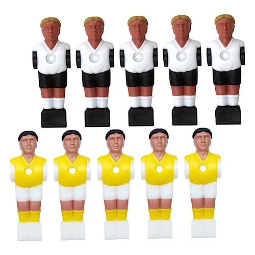 Gogogmee 10 Stück Teiliges Foosball Spielfiguren aus Widerstandsfähigem Resin Langlebig und Farbbrillant Ersatz für Tischfußballspieler Einfach zu Montieren Geeignet für Kickertische Gogogmee 10 Stück Teiliges Foosball Spielfiguren aus Widerstandsfähigem Resin Langlebig und Farbbrillant Ersatz für Tischfußballspieler Einfach zu Montieren Geeignet für Kickertische von Gogogmee