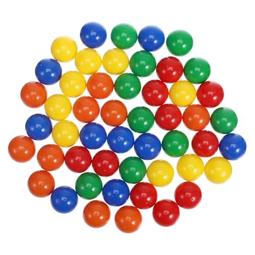 Gogogmee 100 STK Lotteriekugel Spiel Befüllbare Tischtennisbälle Befüllbare Kugeln Bingo-Ball-Maschine Farbige Kugeln Bingokugeln 1-50 Aktivitätsbälle Befüllbare Jumbo-Eier Tombola Plastik von Gogogmee