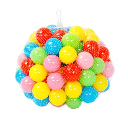 Gogogmee 100 STK Ozeanball Für Kinder Kleinkindspielzeug Neugeborene Zerquetschen Bälle Schwimmbadball Bruchsichere Pitballs Pitbälle Für Kleinkinder Bällebad -Pool-Ball Plastik von Gogogmee