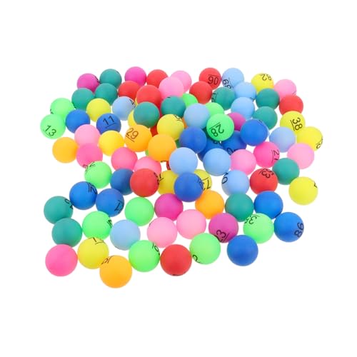 Gogogmee 100 Stück Teiliges Nummerierte Bingo Bälle Bunte und Partyzubehör Ziehungsbälle für Interaktives Spiel und Unterhaltsame Raffle Events Gogogmee 100 Stück Teiliges Nummerierte Bingo Bälle Bunte und Partyzubehör Ziehungsbälle für Interaktives Spiel und Unterhaltsame Raffle Events von Gogogmee